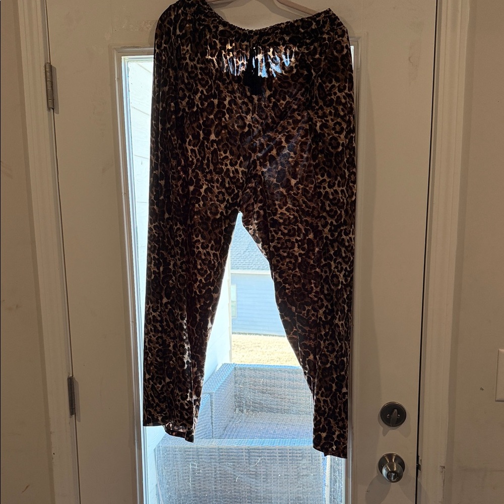 Leopard Print Pants